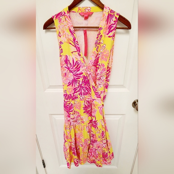 BNWT! Lilly Pulitzer Folly Wrap Dress, Medium - Picture 2 of 5